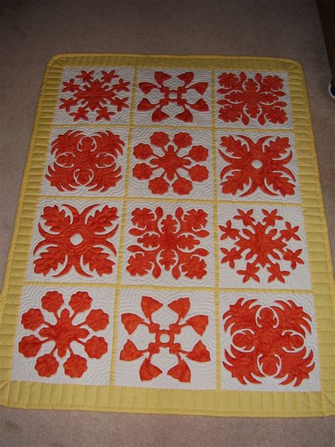 Hawaiian Quilt Patterns Hawaiian Quilt Pineapple Patterns Quilts Patch Quilting Pattern Hawaii ...