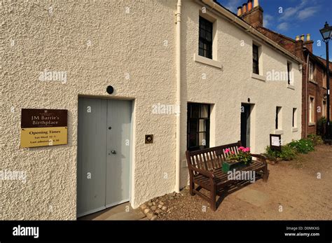 Birthplace of Peter Pan author J M Barrie, Kirriemuir, Angus, Scotland Stock Photo - Alamy