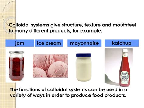 Colloid Examples Food