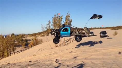 Prerunner jump at silver lake - YouTube