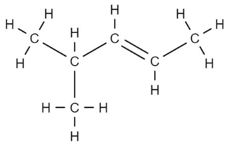 Draw the structure of 4-methyl-2-pentene. | Homework.Study.com