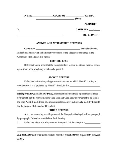 in civil lawsuit Doc Template | pdfFiller