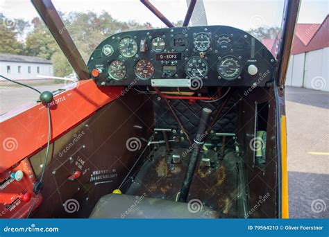 Small Aircraft Cockpit View Editorial Image - Image of steer ...