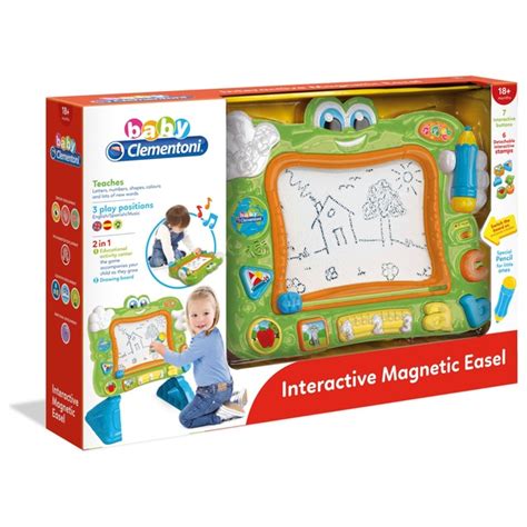 Baby Clementoni Interactive Magnetic Easel | Smyths Toys UK