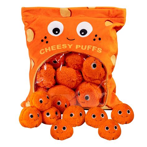 Plush Cheesy Puffs: Giant Stuffed Bag Of Cute Plush Cheese | ubicaciondepersonas.cdmx.gob.mx