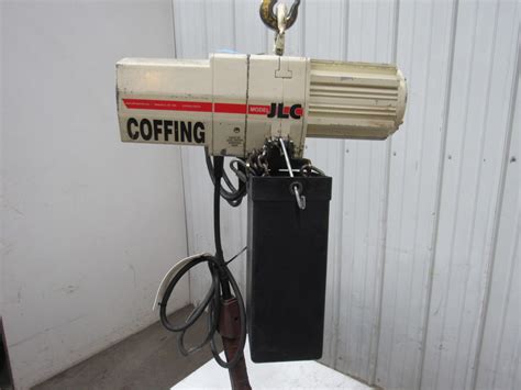 Coffing JLC4008-4-12 2 Ton Electric Chain Hoist 460V 3Ph 60Hz 2 Speed ...