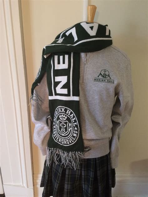 soccer scarf two sided fringe