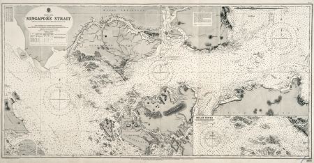 WATTIS FINE ART | GALLERY | Maps | Singapore Strait - Compiled from the ...