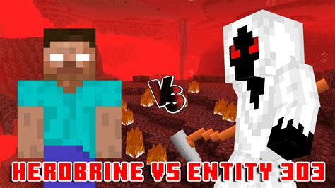 Herobrine vs Entity 303 for Minecraft Pocket Edition 1.20