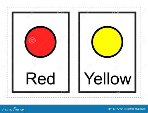 Color Flash Cards for Kids Learn about Colors and Their Names with ...