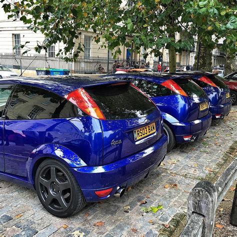 Trio of Ford Focus RS MK1 on Instagram