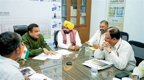 Agency News | Bhagwant Mann Meets Union Minister Nitin Gadkari, Discusses Roads and ...