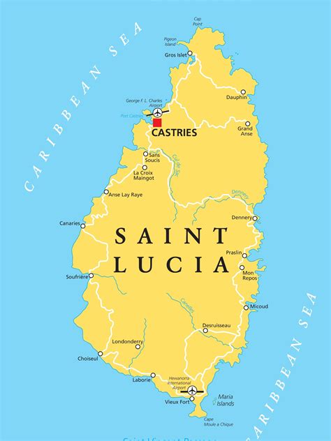 What is the Capital of Saint Lucia? | Mappr