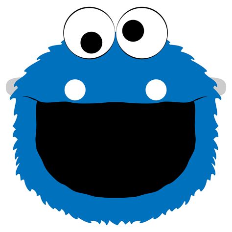 Cookie Monster Mask Template | Free Printable Papercraft Templates