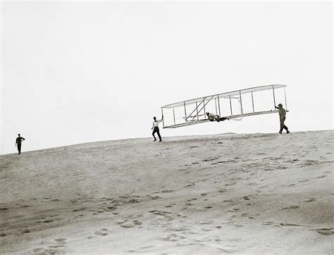 Wright Brothers Kitty Hawk Glider Photograph by Library Of Congress