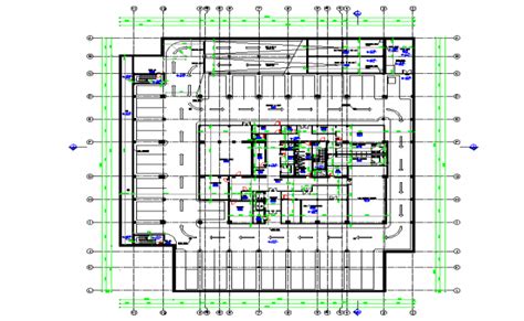 Bank floor plan architecture Design