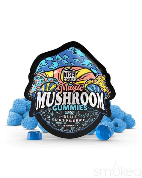 TRĒ House Magic Mushroom Gummies - Blue Raspberry (15-Pack)