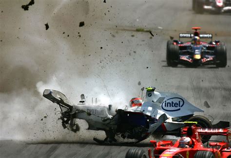 Image - Robert Kubica car crash.jpg - Formula 1 Wiki