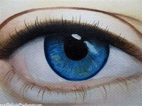 Custom Eye Painting | Toronto Portrait Artist | Beauty Art