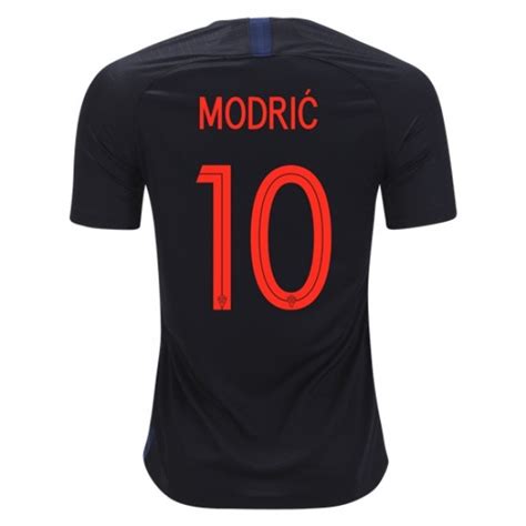 Croatia World-Cup #10 MODRIC Away Jersey 2018