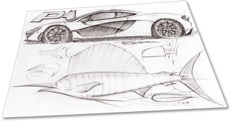 Frank Stephenson | McLaren P1 sketch