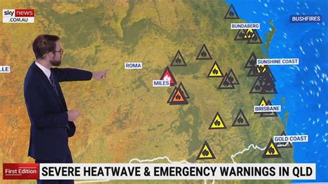 Flood watches, fire warnings and showers surge across Queensland | The ...