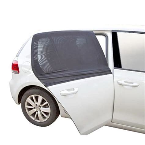 Professional Adjustable Auto Car Side Rear Window Black Mesh Car Cover ...