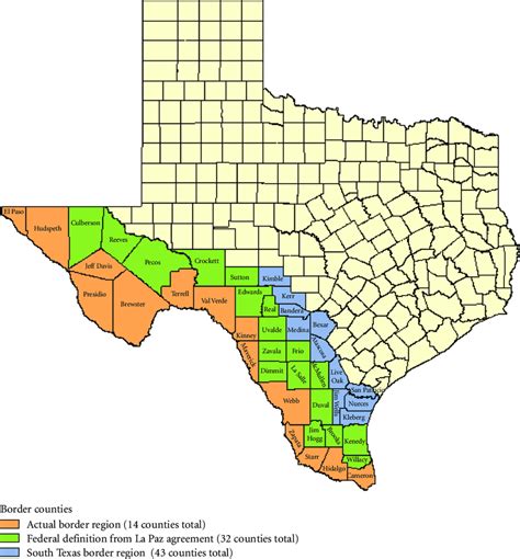 Map Of Texas And Mexico Border - Middle East Political Map