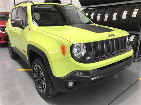 Hyper green renegade Trailhawk - One of our clients custom orders! : r/Jeep