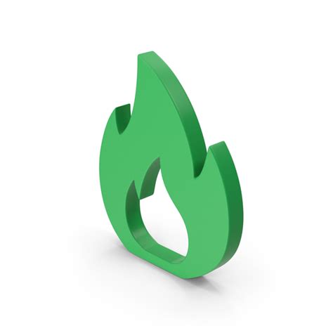 Symbol Fire Green PNG Images & PSDs for Download | PixelSquid - S115539511