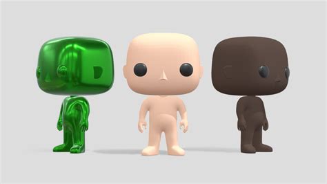 Funko Pop Style - Figure Base - Buy Royalty Free 3D model by Zorkn ...