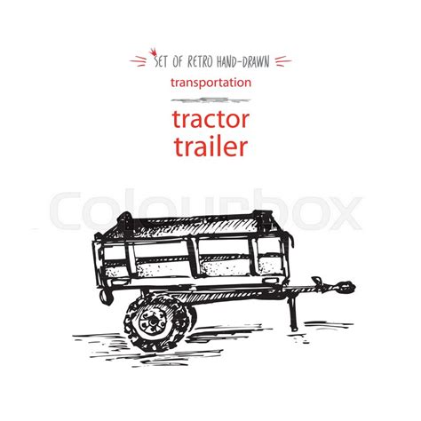 Tractor Trailer Sketch at PaintingValley.com | Explore collection of Tractor Trailer Sketch