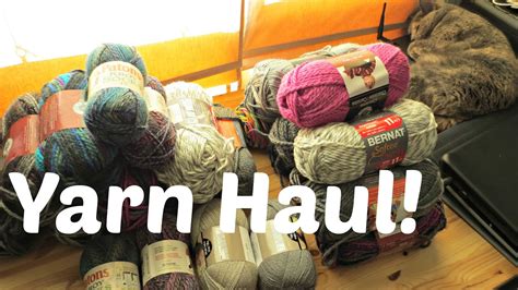 Michael's Yarn Sale Haul - YouTube