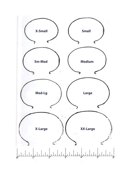 Bracelet Wire Galleries: Bracelet Size Chart