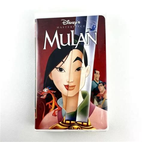 MULAN VHS CLAMSHELL Walt Disney Masterpiece Collection Free Shipping $6.49 - PicClick