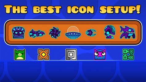 THE PERFECT ICON SETUP??? - Geometry dash level requests - YouTube