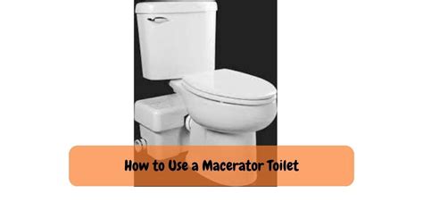 🚽🚽How to Use a Macerator Toilet? The Easy Guide! A macerator toilet is a type of toilet that has ...