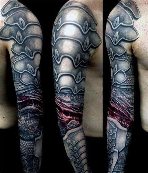 suit of armor tattoo - fallofninevehpainting