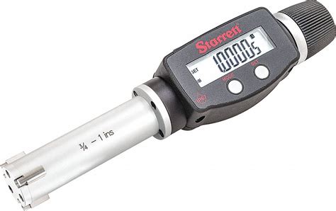 STARRETT Digital 3-Point Inside Micrometer, Inside Micrometer Type 3 ...