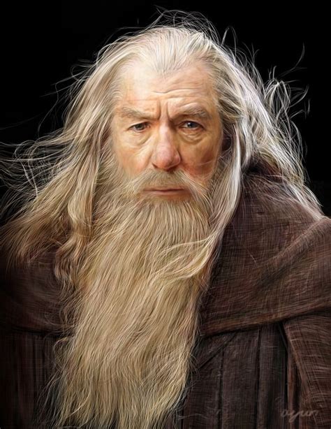 The world is changed. I feel it... : Photo | Portrait, Lord of the rings, Gandalf