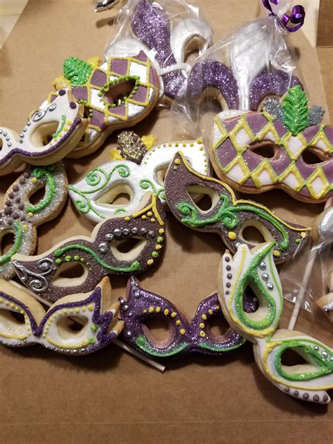 Mardi Gras Cookies | Etsy