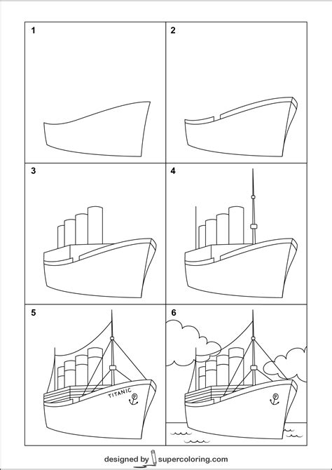 Titanic Drawing