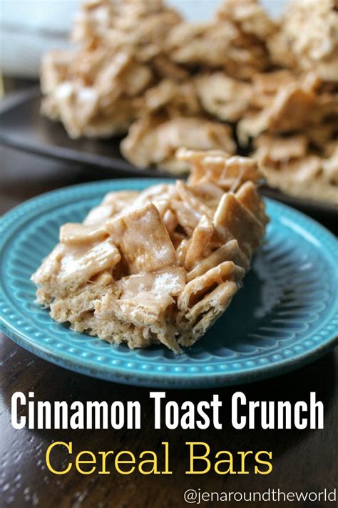 Cinnamon Toast Crunch Cereal Bars - Jen Around the World