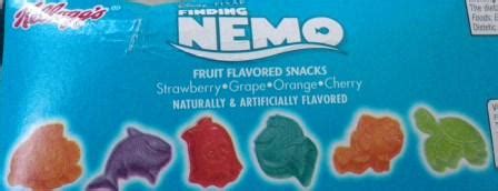 Project: Test It!: Project 4: Kellogg's™ Disney Pixar Finding Nemo fruit flavored snacks