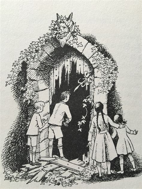 Pauline Baynes illustration from 'Prince Caspian' | Fairytale ...