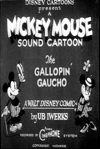 The Gallopin' Gaucho - Mickey Mouse Cartoon @ MickeyMouseCartoon.com