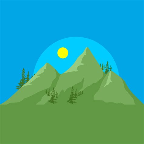 Mountain Vectors illustration 8415783 Vector Art at Vecteezy