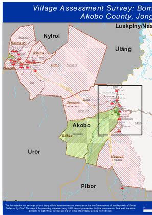 South Sudan - Village Assessment Survey, Bomas with Food Scarcity, Akobo County (April 2021 ...