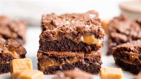 Caramel Brownies - JoyFoodSunshine