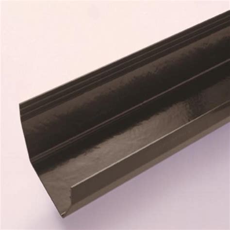 Black Square Gutter 4mt Length 114mm